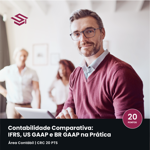 Análise contábil avançada no computador com foco em IFRS, US GAAP e BR GAAP